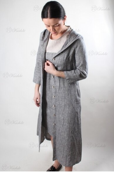 Lininė suknelė - paltas 2