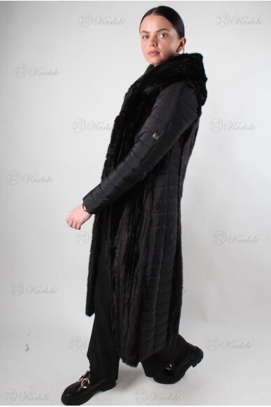 Moteriškas paltas su kailiuku 3